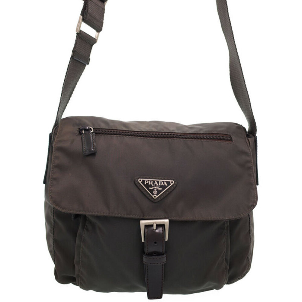 Prada Tessuto shoulder Messenger bag Black